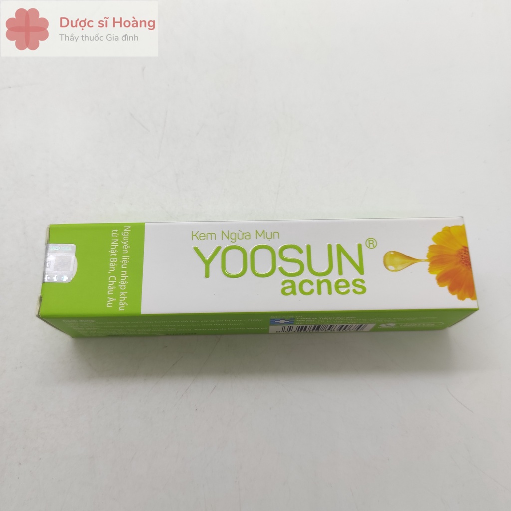 Kem Ngừa Mụn, Ngừa Thâm Yoosun Nghệ 25g , Rau Má 25g &amp;50g