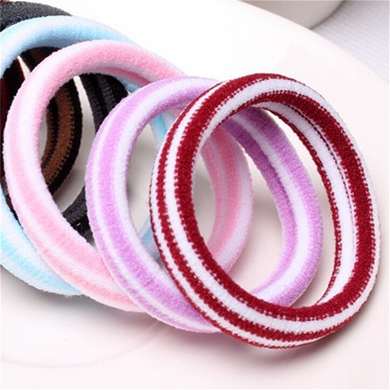 Set 10 Dây Cột Tóc Co Giãn Thời Trang