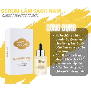 Serum dưỡng sáng mờ thâm nám – white doctors melasma herbal serum