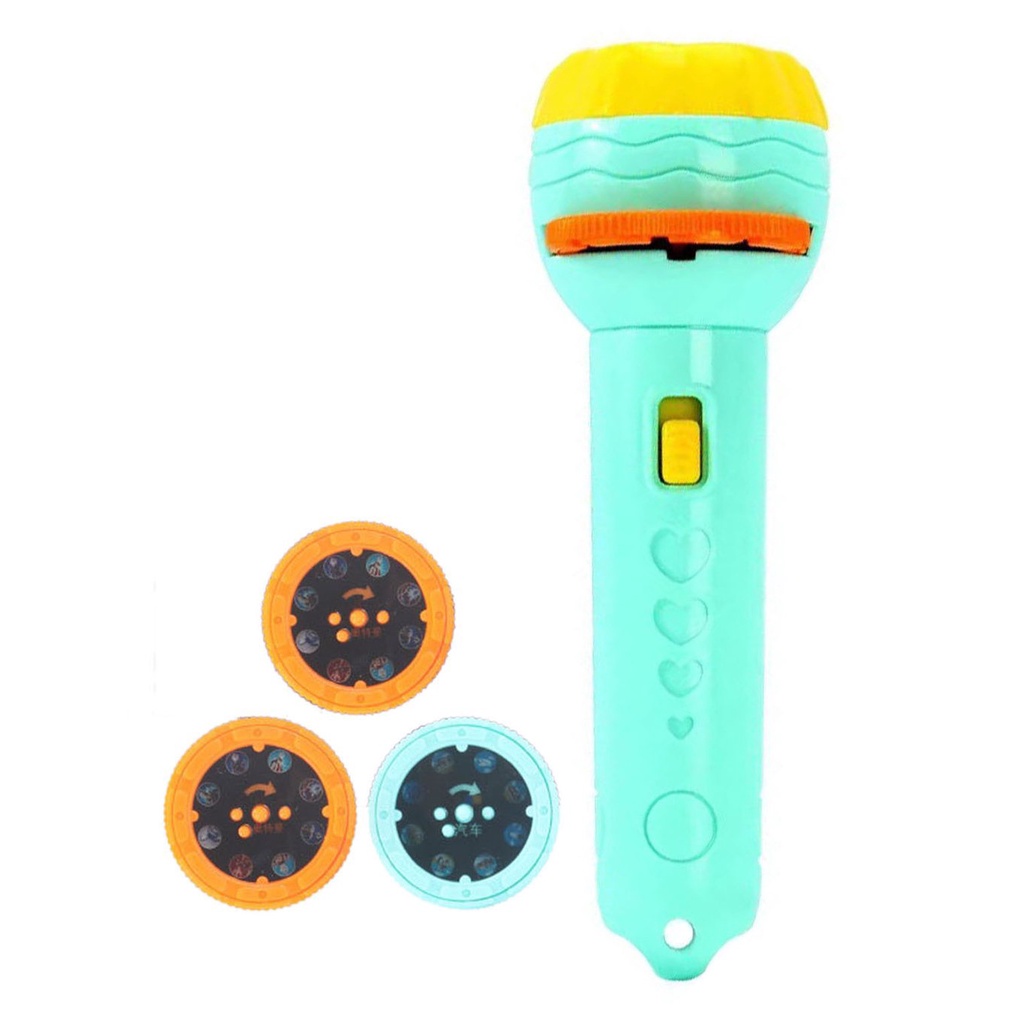 Đồ Chơi Đèn Pin Chiếu 24 Họa Tiết Cho Trẻ Em đáng yêu cho bé khám phá