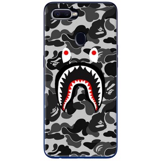 Ốp lưng Oppo F9 - Bape Xám Đen