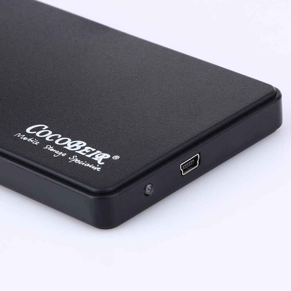 COD High Quality Slim Portable 2.5 HDD Enclosure USB 2.0 External Hard Disk Cas