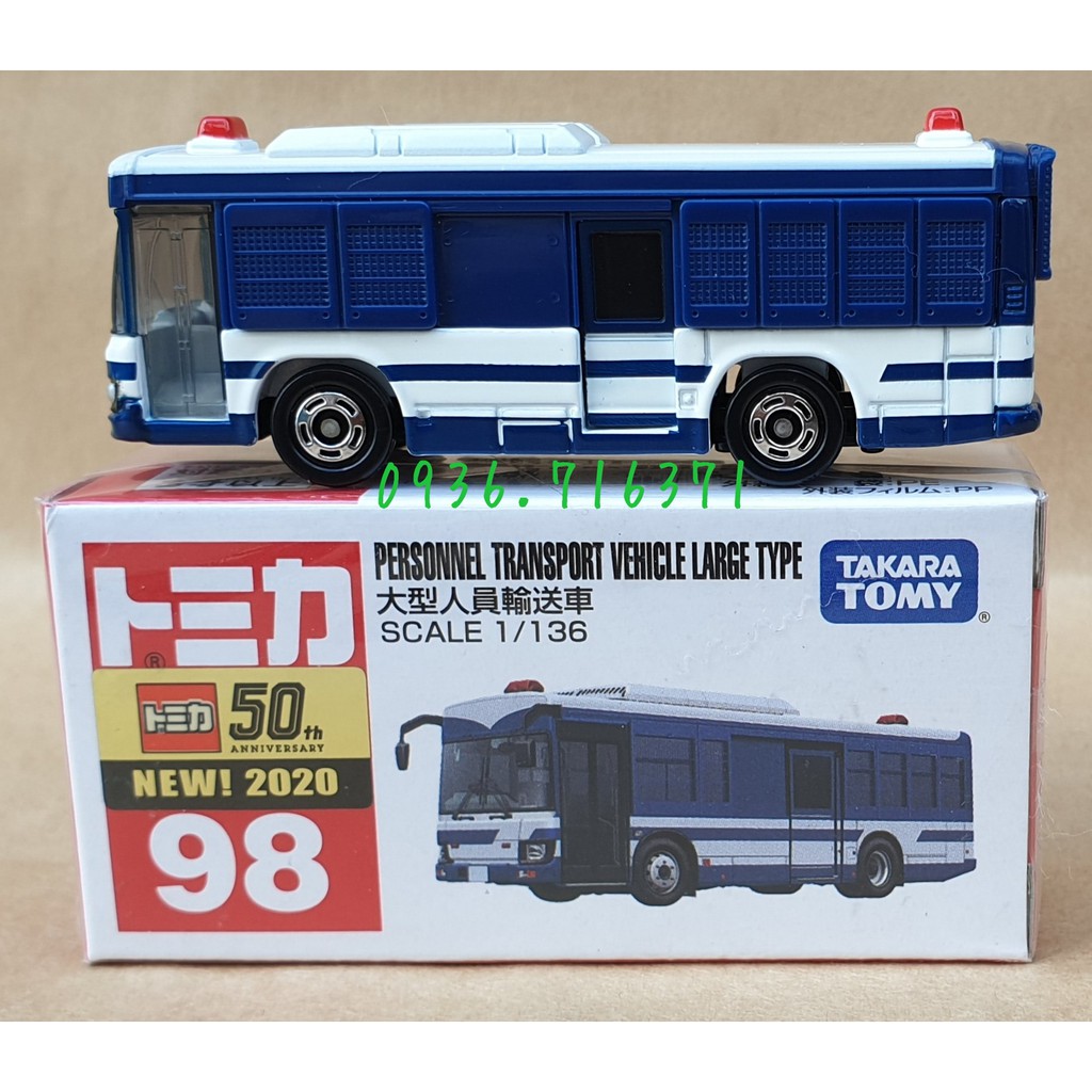 Mô hình xe bus tomica Nhật Bản No98 (Có Hộp)