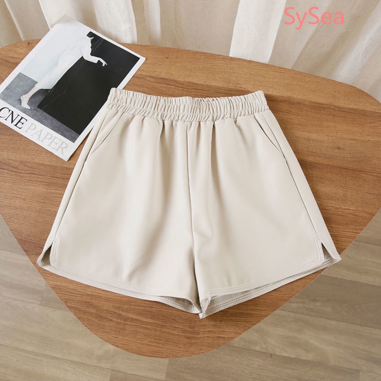 Quần Short Da Plus size Thời Trang Mùa Hè Dành Cho Nữ