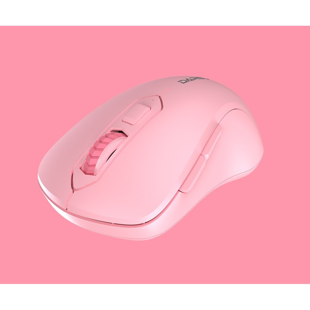 Chuột không dây DareU LM115G Pink / Hồng - Hàng Chính Hãng