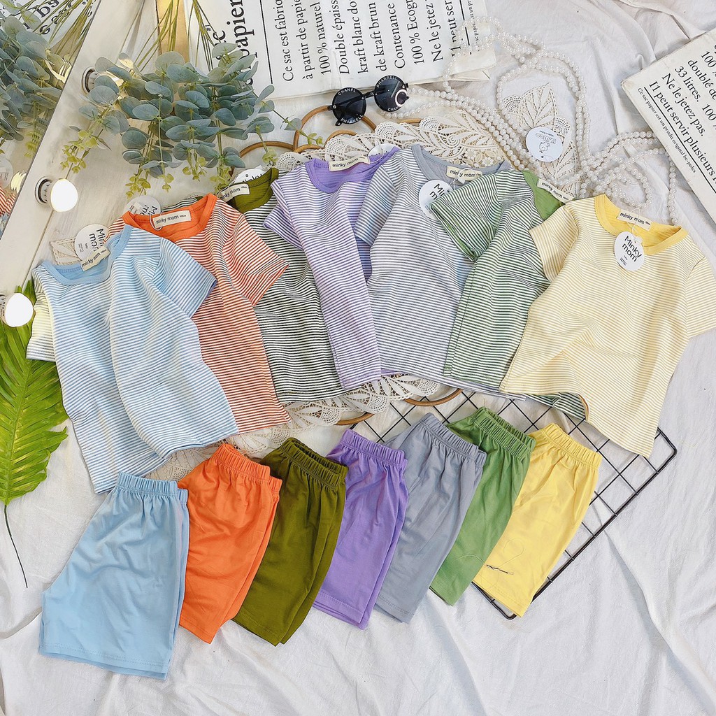 SALE BỘ CỘC THUN LẠNH MINKY MOM SỌC CAO CẤP CHO BÉ