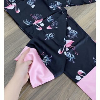 Bộ lụa gấm hạc hàng sịn siêu xinh ( KÈM ẢNH THẬT)