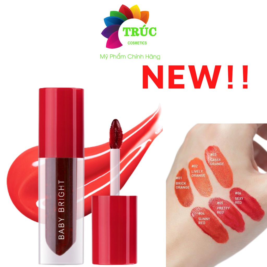 [NEW] Son Tint Baby Bright Lip And Cheek Watermelon Gel Tint 2.5g HL55-Trúc Cosmetics
