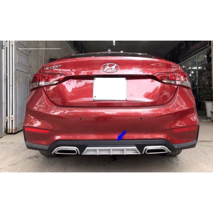 COMBO Lip chia pô + Ốp nắp xăng + Vỏ khóa cacbon ACCENT 2018-2019