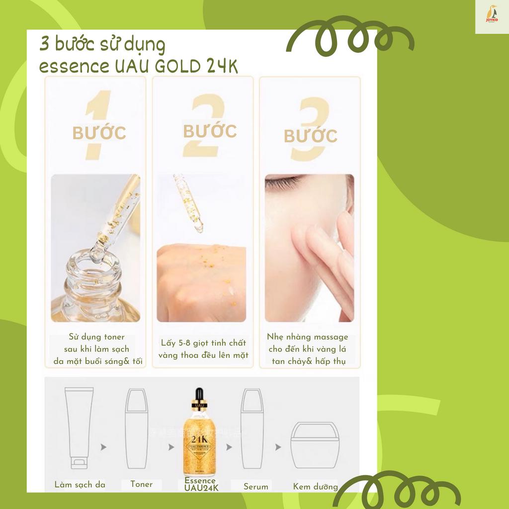 Tinh chất vàng 24K UAU Essence dưỡng ẩm, nâng cơ&amp; làm trắng da 100ml