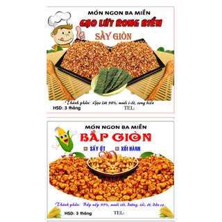 Tem Bắp Giòn + Gạo lứt Mẹ Kun