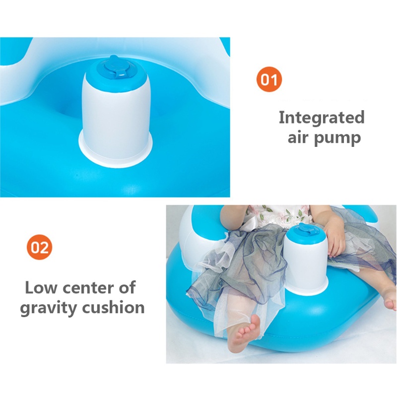 Ghế Phao Bơm Hơi Dành Cho Bé Sơ Sinh Ngồi Ăn
