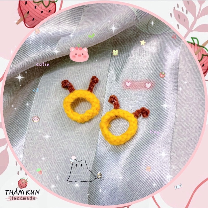 Nhẫn đom đóm, con ong handmade