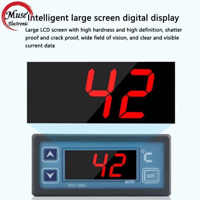Bộ Điều Khiển Nhiệt Độ Kỹ Thuật Số Thông Minh Stc-100a 220vac