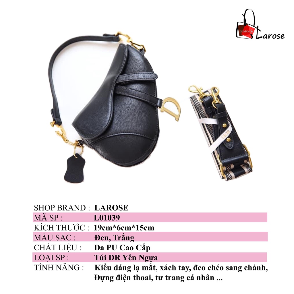 Túi Nữ Cao Cấp Yên Ngựa xách tay đeo chéo sang chảnh L01039 LAROSE