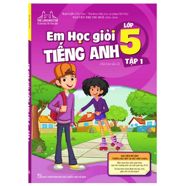 Sách - Em Học Giỏi Tiếng Anh Lớp 5 Tập 1 (Kèm CD)