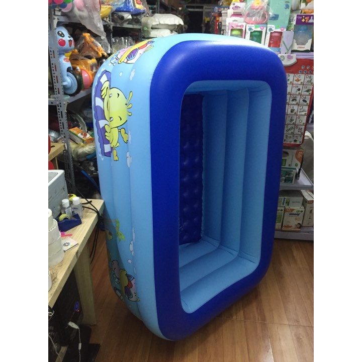 Combo Bể Bơi Summer Swiming Pool 1,2m , 1,3m , 1,5m , 1,6m , 1,8m ,  2,1m 3 Tầng + Bơm ( 1,6mx125cmx55cm )