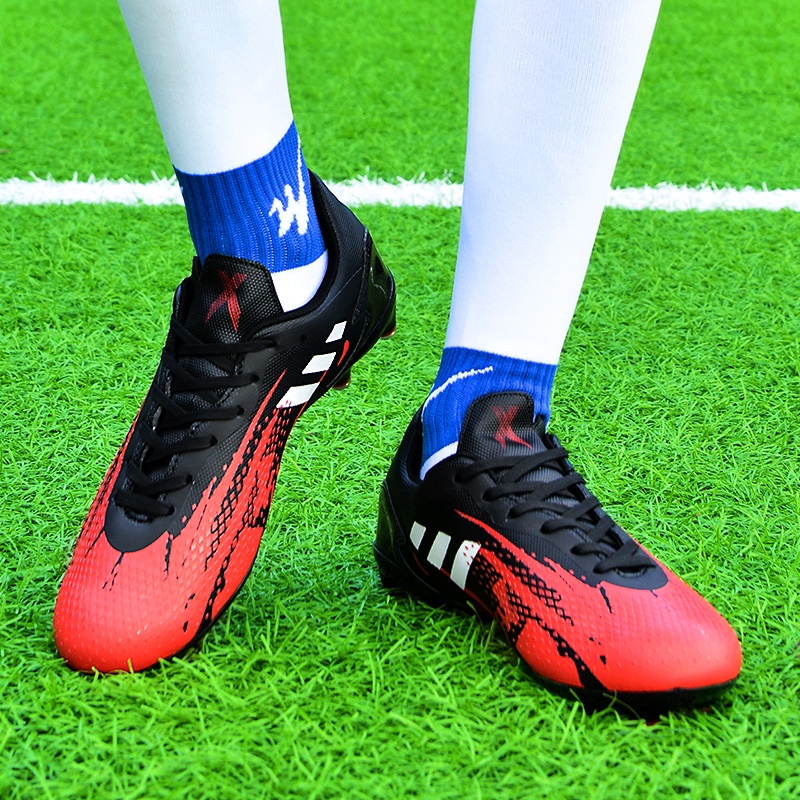 Giày bóng đá chất lượng cao X19.1 FG Giày đá bóng cổ thấp Giày bóng đá thanh niên Size:35-45