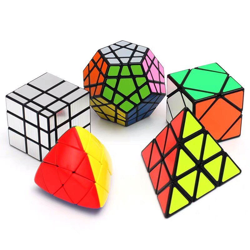 [Tặng kèm đế rubik, dầu bôi trơn] Rubik 5x5 Sticker Viền Đen Qiyi  MFJS Rubik 5 Tầng (Bản cao cấp)