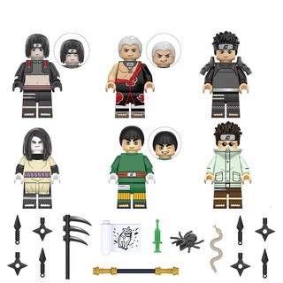 Mô hình đồ chơi play nhân vật hoạt hình narutoes aktski rock lee orochimaru vui nhộn độc đáo kdl803