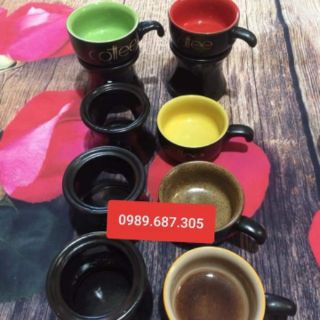 Bộ cốc bếp hâm nóng cafe