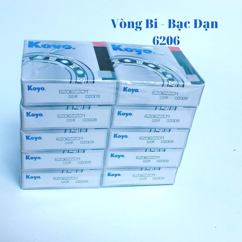 Vòng bi bạc đạn 6206  ZZCM KOYO -hàng đẹp - chất lượng cao -Thế Giới Bạc Đạn