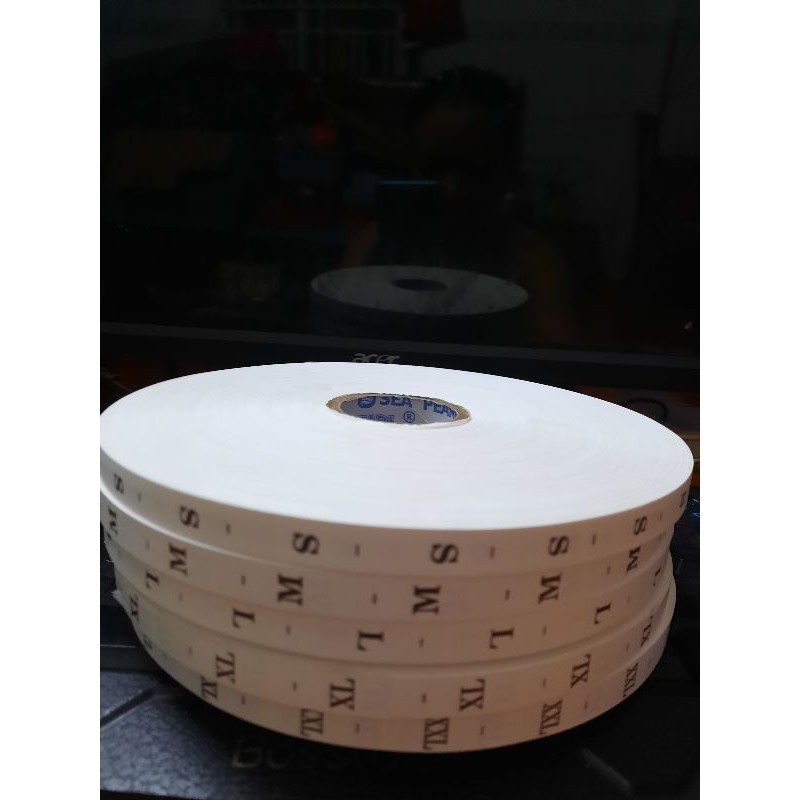 Cuộn mác CHỮ hoặc SIZE , SỐ 200m/ cuộn