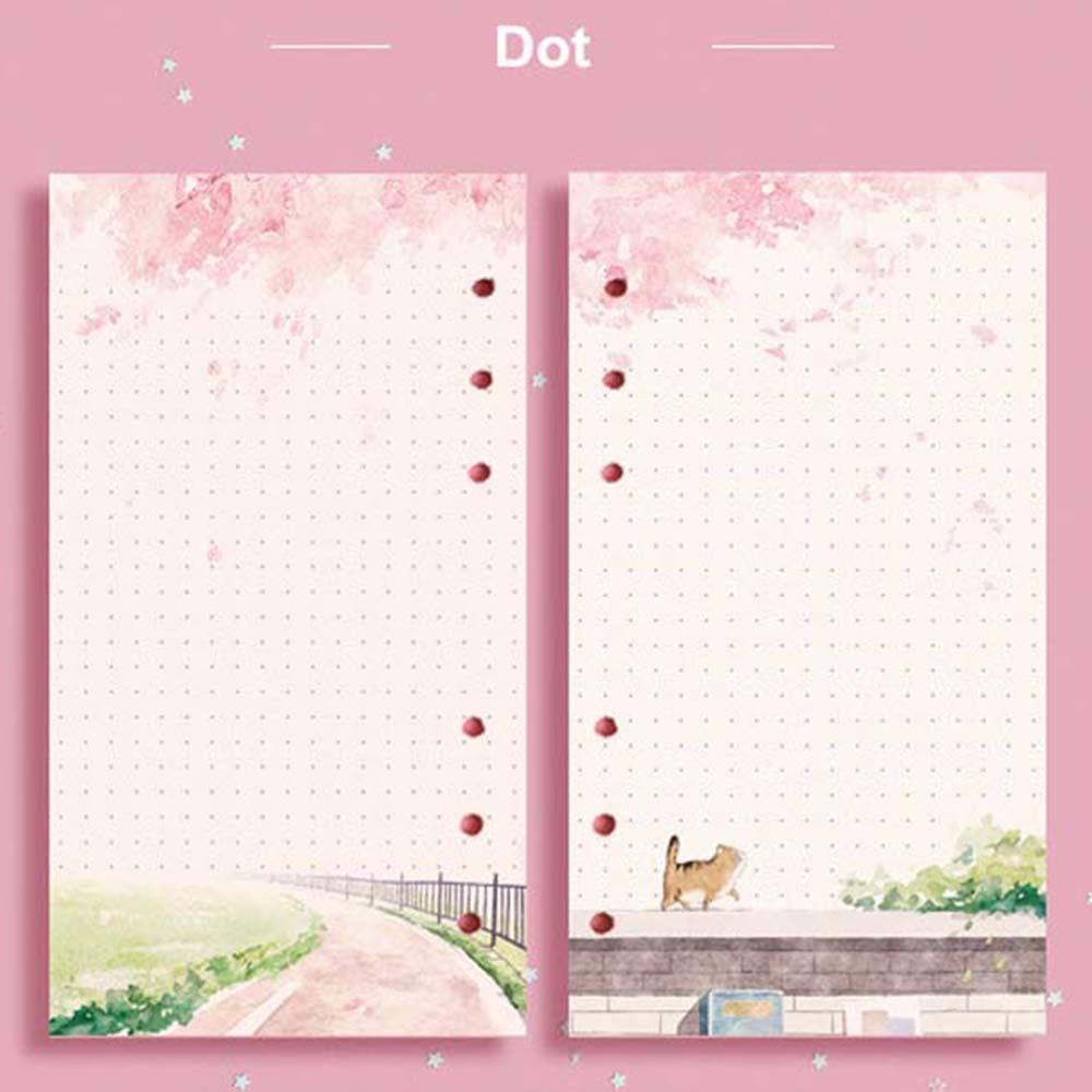 PEWANY Bộ 80 Tờ Giấy Lót Sổ Tay In Họa Tiết Chiếc Lá Xinh Xắn Tiện Dụng