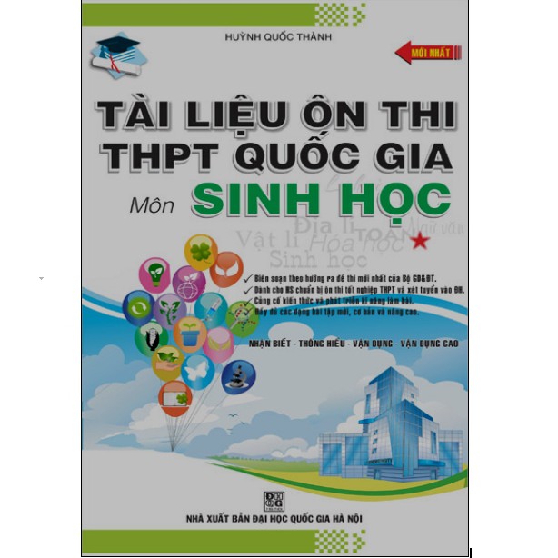 Sách - Tài Liệu Ôn Thi THPT Quốc Gia Môn Sinh Tập 1