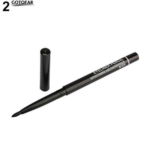 (hàng Mới Về) Bút Kẻ Mắt Màu Đen / Nâu Chống Thấm Thiết Kế Xoay Tự Động | BigBuy360 - bigbuy360.vn