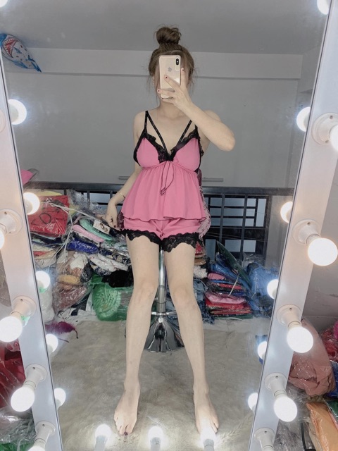 [Mã WA1606 giảm 15% đơn 99k] [SALE 30%] Đồ ngủ sexy voan dây ngực có mút | BigBuy360 - bigbuy360.vn