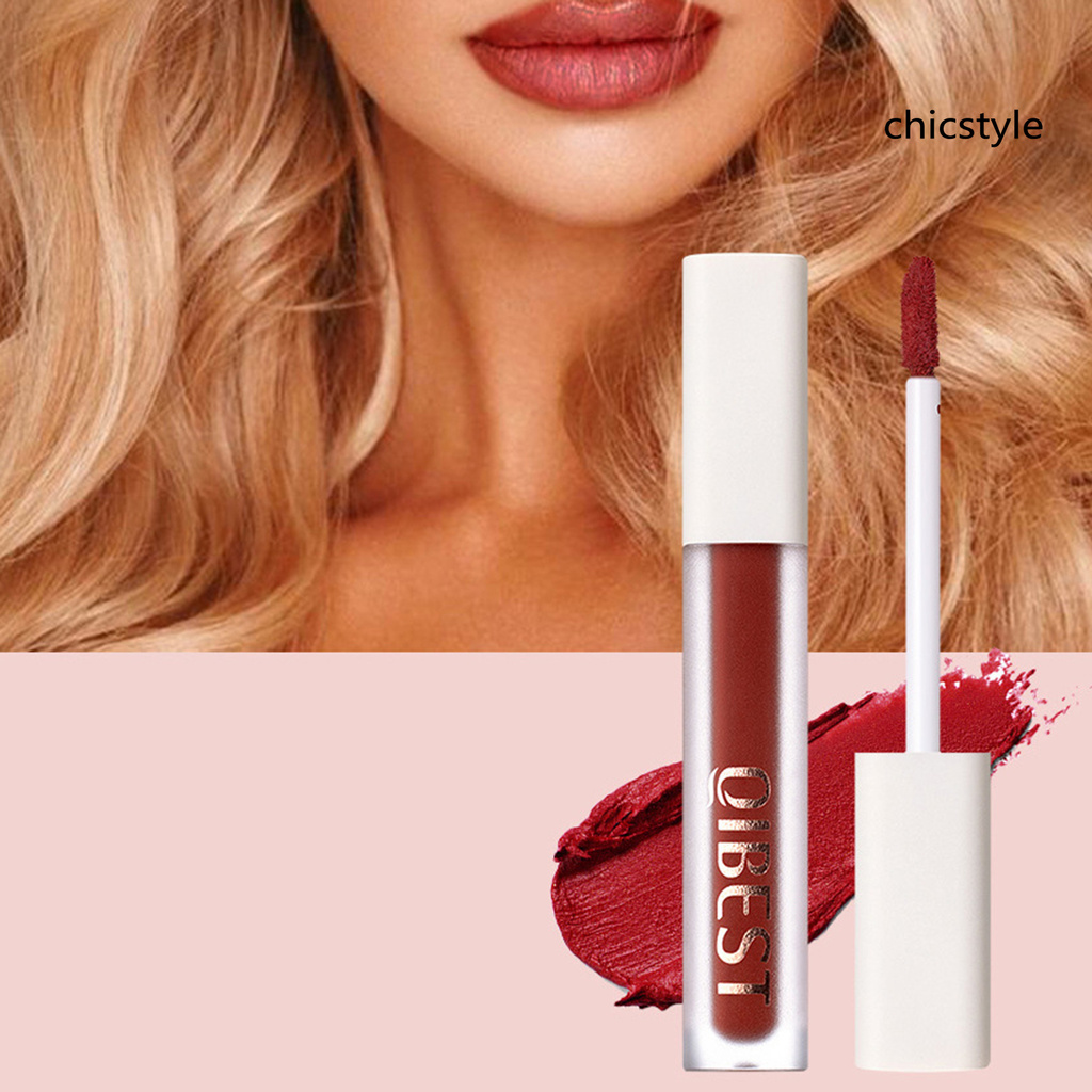 (Hàng Mới Về) Son Kem Màu Nhung Lì Không Thấm Nước Lâu Trôi Cho Nữ | BigBuy360 - bigbuy360.vn