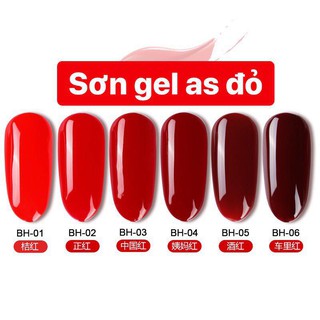 Sơn gel AS tone đỏ - BH