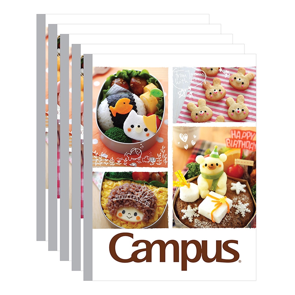 [Tập Campus] 4 Ô Ly Campus A5 Bento (96 Trang) - Bloc 10 cuốn