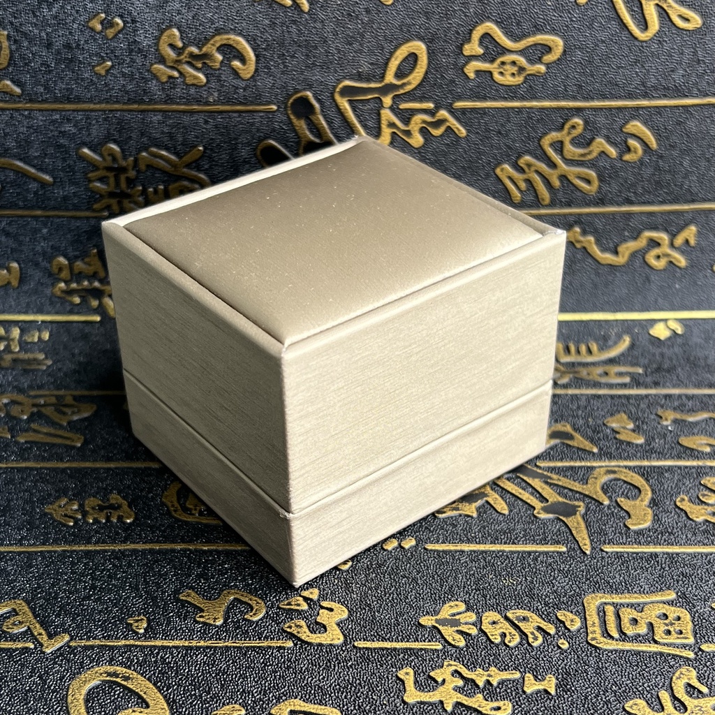 Hộp nhẫn da đỏ và đen sang trọng, phục vụ tặng quà, tặng nhẫn