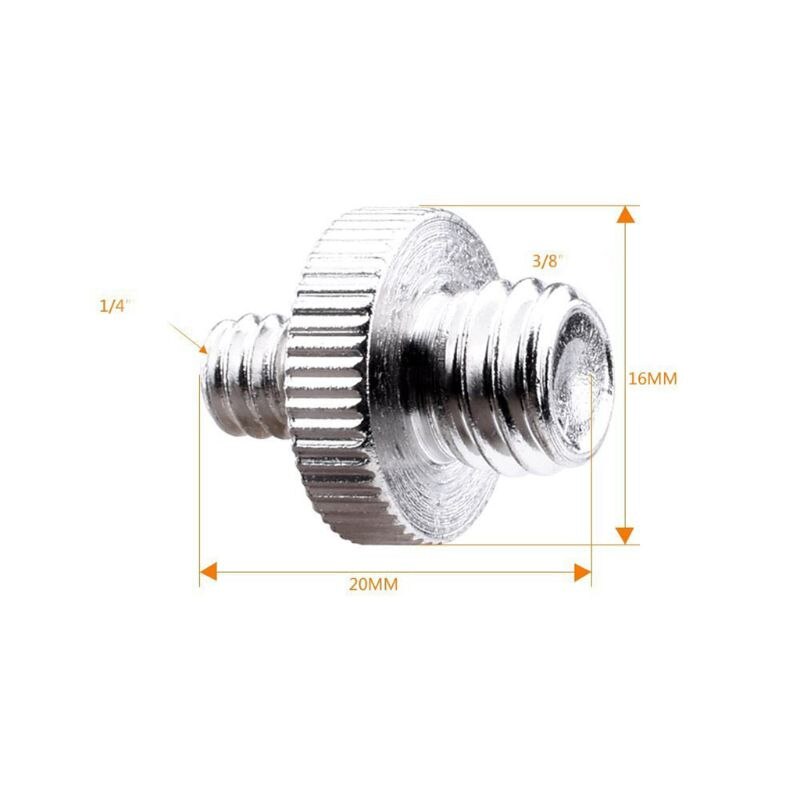 Ốc vít chuyển đổi đầu 1/4&quot; đến 3/8&quot; hoặc 1/4&quot; cho máy ảnh