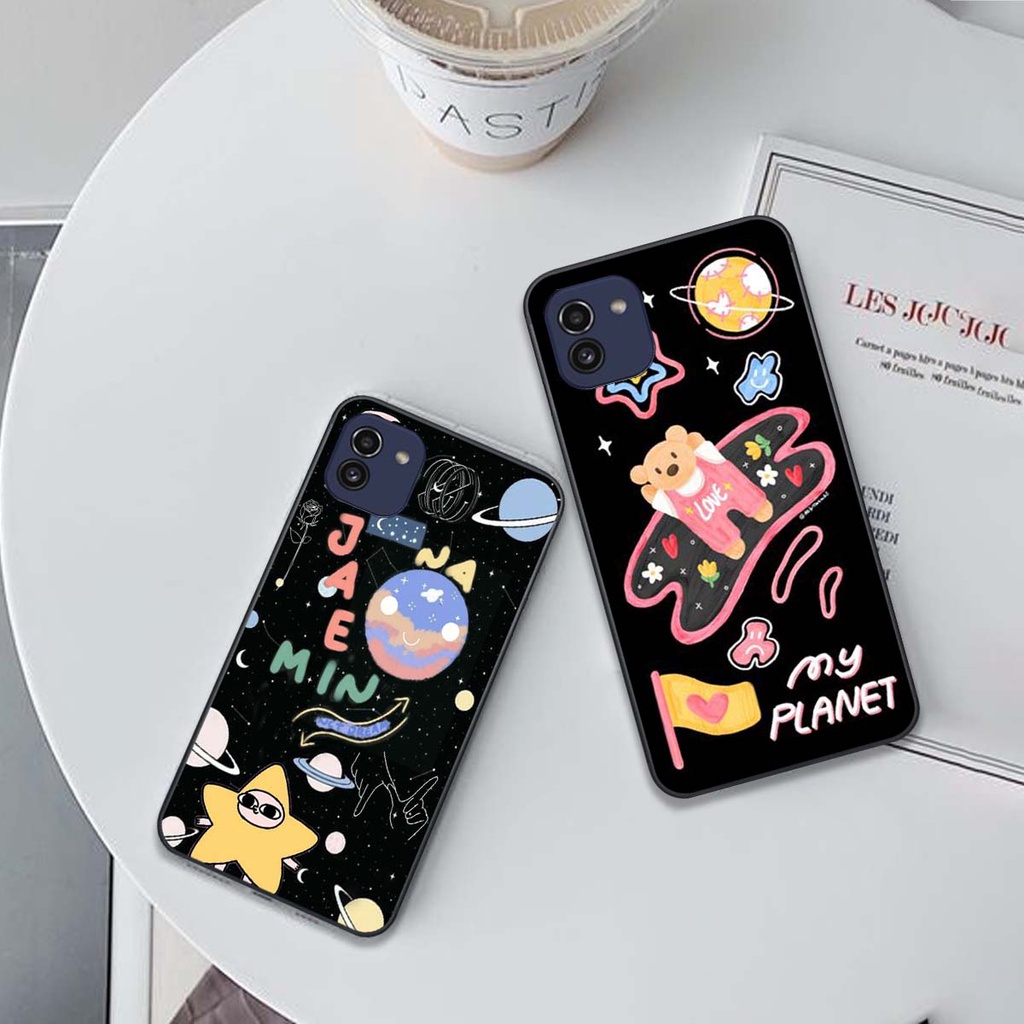 Ốp Samsung A03 in vu tru . Vỏ điện thoại SS cao cap loai 1