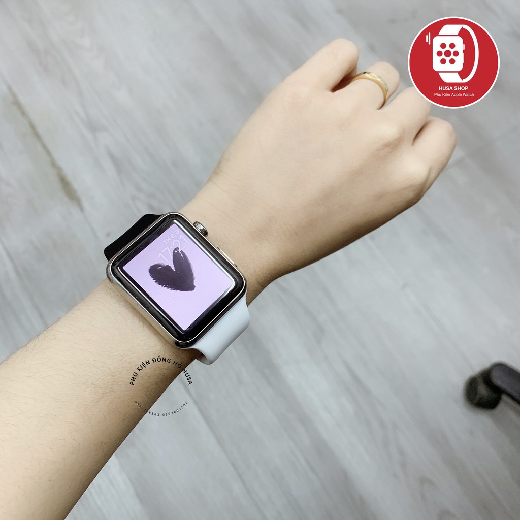 Dây Silicon Mix Mầu Cực Xinh cho Apple Watch 1/2/3/4/5/6/se size 38mm 40mm 42mm 44mm