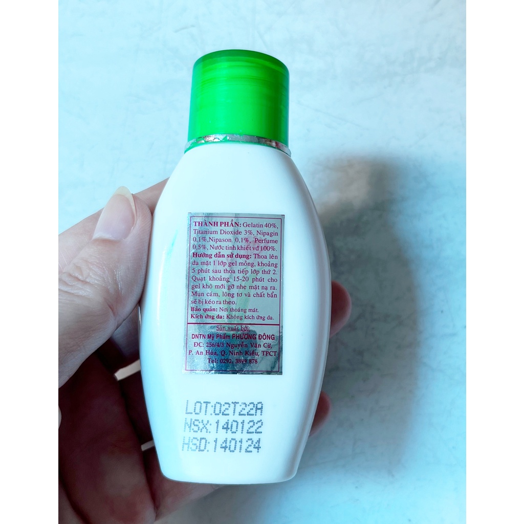 Gel lột mụn cám Renly 60g (Tặng kèm 10 miếng mặt nạ giấy) - Hàng Việt Nam