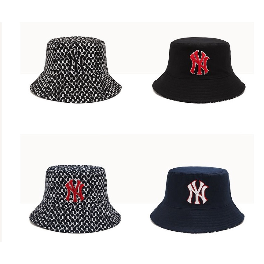 Mũ Nón Bucket NY Yankees Monogram 3 màu - Sẵn hàng