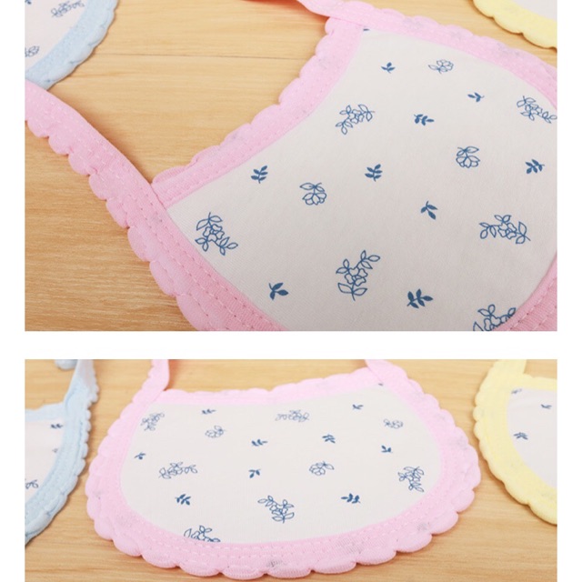 Yếm tròn buộc dây cho bé