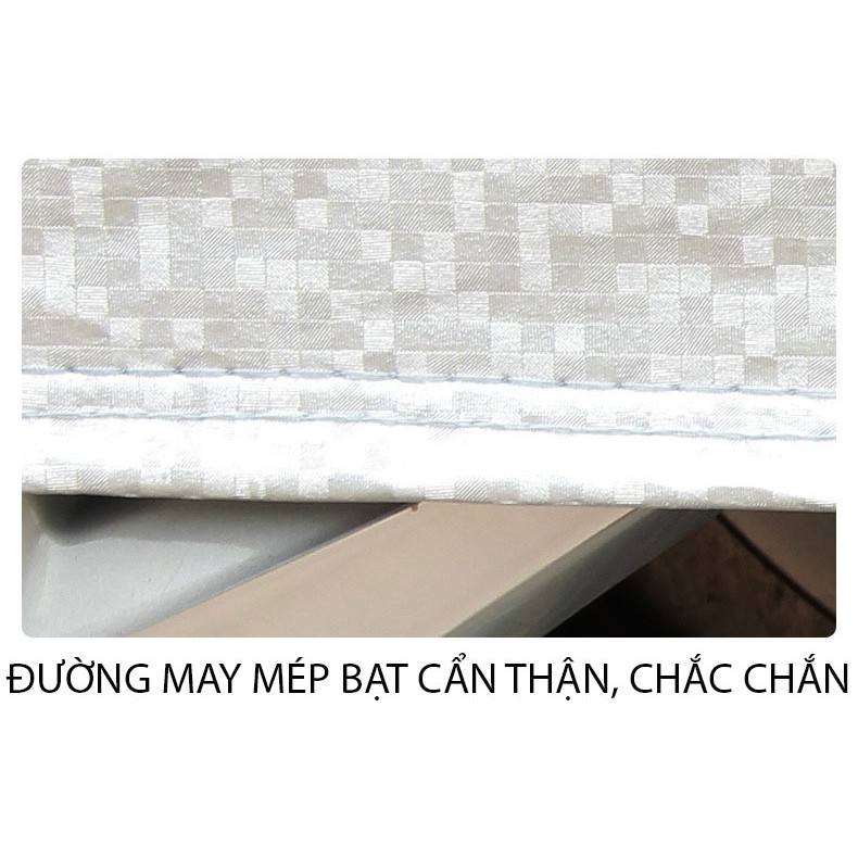 Bạt phủ xe ôtô, bạt trùm ô tô bạt phủ xe hơi ZENUS - Tráng Bạc ( tặng khóa bạt )