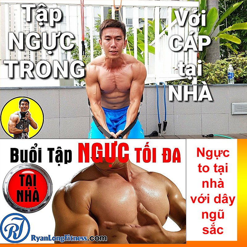 Dây ngũ sắc tập gym thể hình tại nhà dành cho nam bị