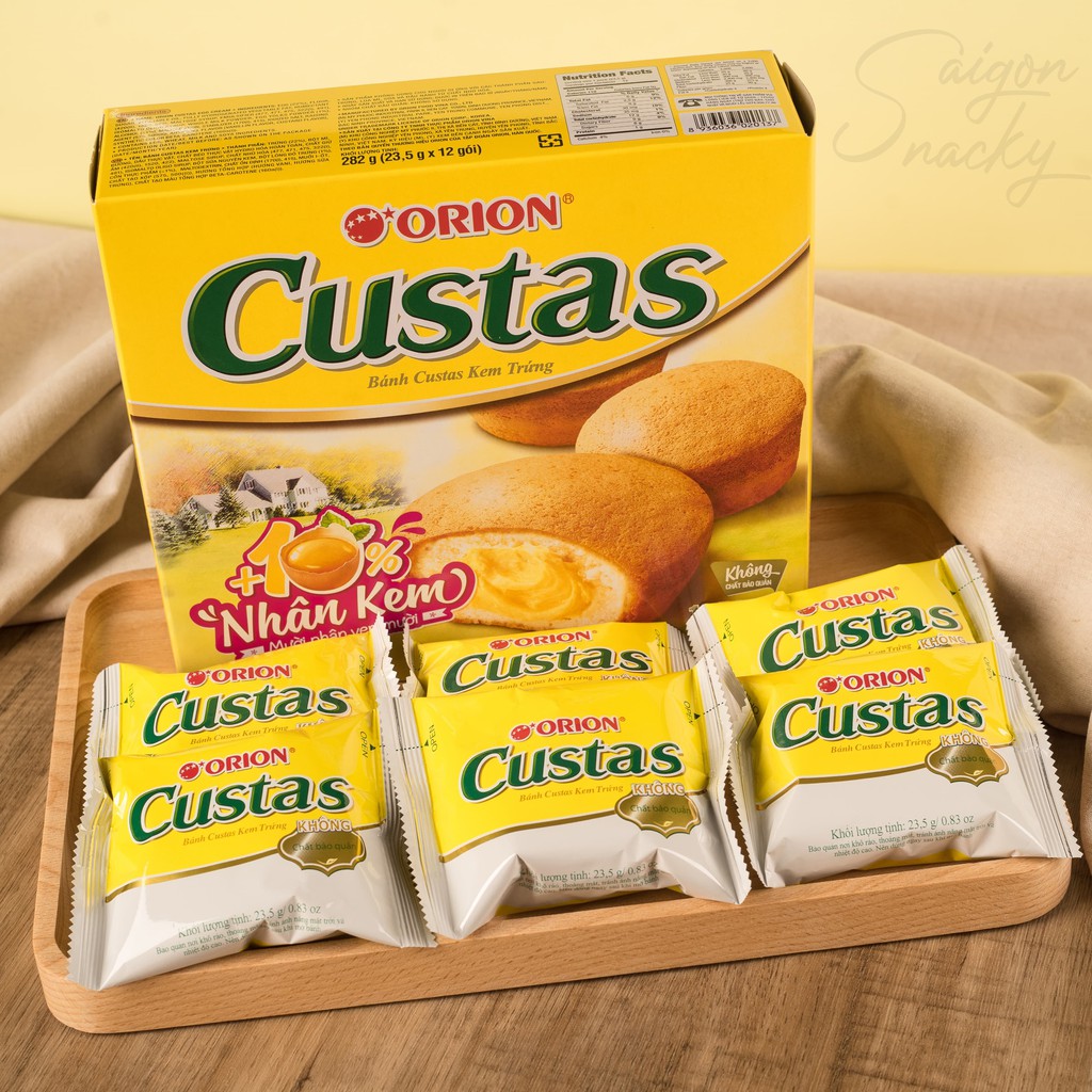 Bánh Custas Nhân Kem Huyền Thoại