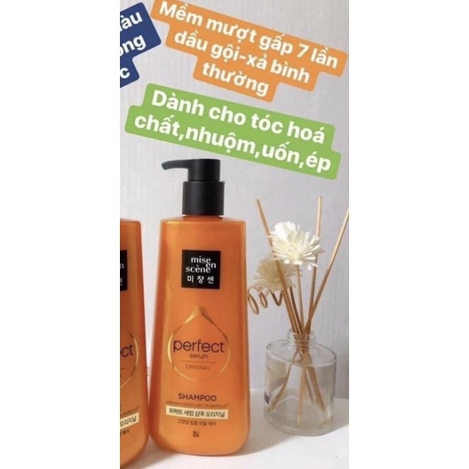 Dầu gội Miseen Scene 680ml màu vàng