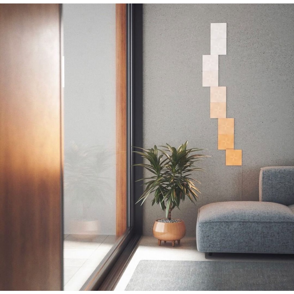 Đèn LED RGB lắp ghép thông minh Nanoleaf Canvas 4 ô đèn (Bộ mở rộng)