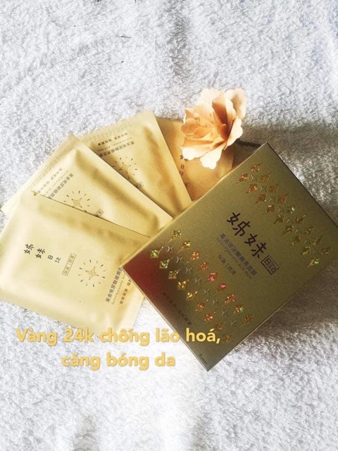 Nạ giấy Sister diary tinh chất vàng 24k đến từ Đài Loan🇹🇼