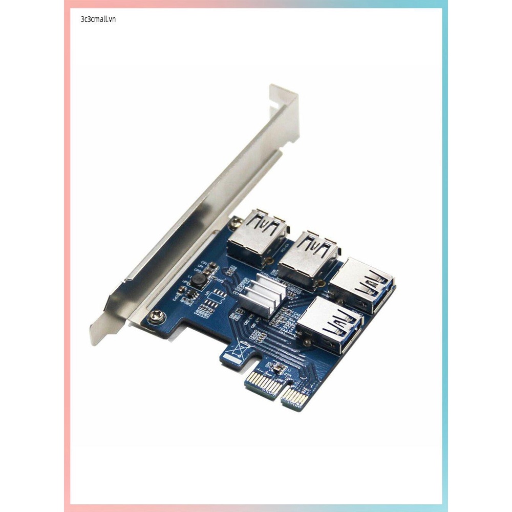 ✨chất lượng cao✨PCI-E One To Four Expansion Card PCIE 1 To 4 PCI Express 16X Slots Riser Card