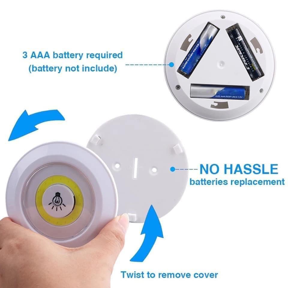 Đèn led dán tường thông minh treo cầu thang phòng ngủ gắn tủ trang trí