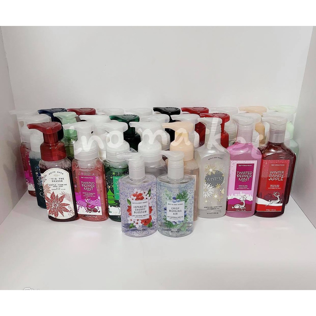 Nước rửa tay tạo bọt  Foaming Hand Soap Bath &amp; Body Works nhiều mùi 259ml - Hàng Air có bill